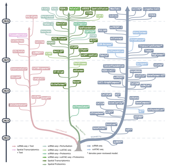 Single-cell foundation model review Image